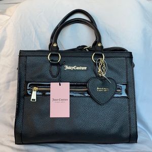 Black Juicy Couture satchel NWT
